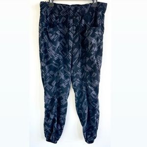 Anthro Abstract Print Joggers